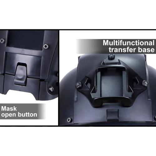 AMA Interstellar Battle Trooper Full Face Airsoft Helmet with Exchangeable Lens