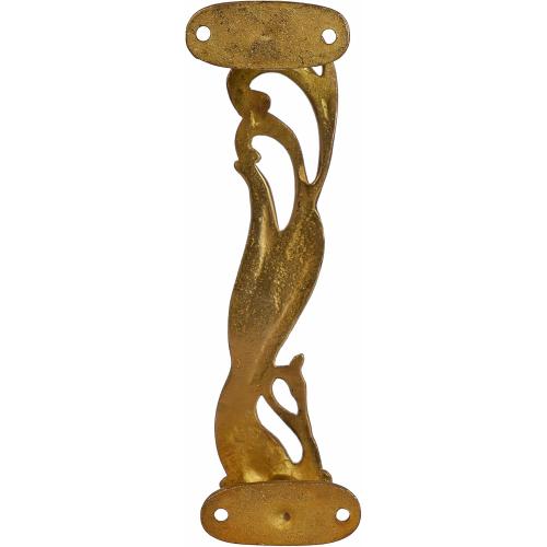 Size 7.3x2.2x1.5 set of 2 Wonderlist Handicrafts Indian Handmade Brass Décor Handle Pull Beautifully Handcrafted Design Brass Door Handle Pull (Peacock), 7.3x2.2x1.5 inches, HT-DOHA-01