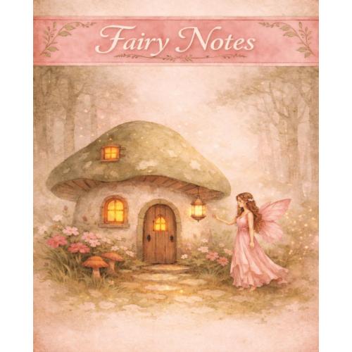 Fairy Notes: College Ruled Composition Notebook | 120 Pages | Whimsical Cottagecore Fairy Design