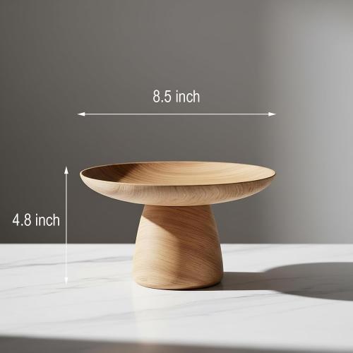 Braxio Decorative Bowl Coffee Table Decor - Catch All Trays for Entryway Table Centerpiece Decorative Fruit Bowl Living Room Housewarming Gifts 8.5 x 8.5 x 4.8 Inch