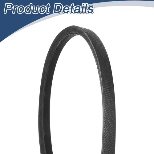 uxcell 3L380 Classic Wrapped Rubber V-Belt, 38(965mm) Outside Circumference, 3L Profile V Belt 3/8 Width 7/32 Height