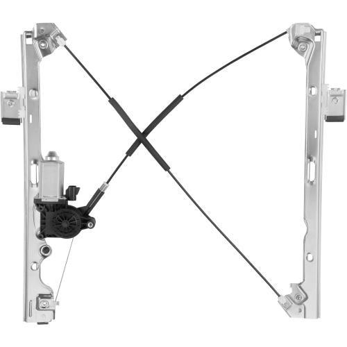Front Left Driver Side Window Regulator with Motor (2 Pins) 741-442 Compatible with Chevy Silverado 1500/2500HD/Tahoe/Suburban, GMC Sierra/Yukon 2007-2014, Cadillac Escalade 2007-2008