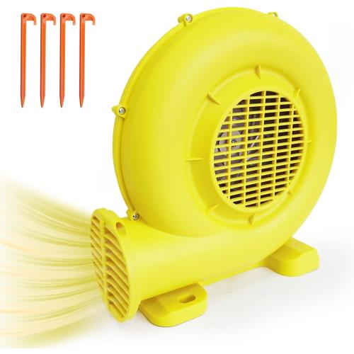 Bounce House Blower, 750W 1.0HP Powerful Inflatable Blower Portable Air Pump for Inflatables, Bubble House, Jump Slides, Water Slide, Inflatable Castle