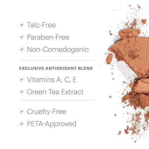 Glo Skin Beauty Pressed Base Powder Foundation, Beige Dark – Buildable Sheer to Full Coverage, Long Wear Face Powder Compact, Pressed Powder Makeup for Smooth, Semi-Matte Finish
