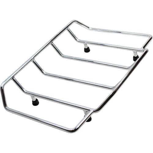Top Box Luggage Rack Motorcycle Trunk Rail Rack Compatible for Harley Street Glide Electra Glide Road Glide King Ultra Limited 1984-2024 (Chrome)