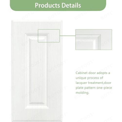 Built-in Cabinet Doors - Cabinet Doors for Kitchen, Living Room, Bedroom, Bathroom - 24 Inch High (White Texture, 12 Inch Wide)