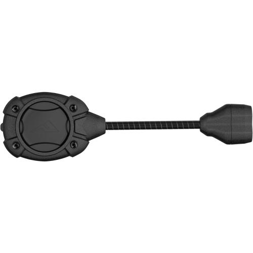 Princeton Tec Switch MPLS 10 Lumen Ultrabright Red/White LED Light, Universal Mounting System for Hardhats and Flexi-Neck Design, Essential for Law Enforcement, Military, and Trade Work, Black