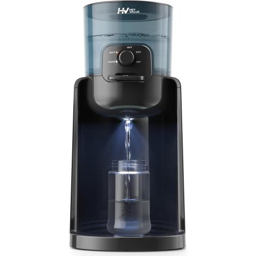 Water Warmer, HEYVALUE Baby Bottle Warmer, Formula Maker with Night Light, 4 Temperature Control & 72H Keep Warm, Detachable Tank, Instantly Dispenses Warm Water, Feed Baby More Easier and Healthier