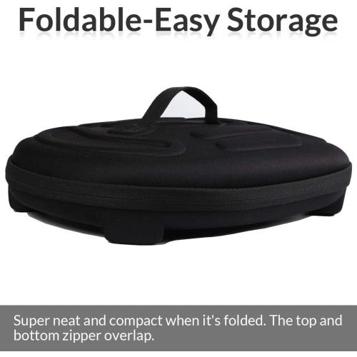 Collapsible Cat Carrier Hard, Travel Pet Carriers Bag for Small Dogs for Car Travel with Ventilation Guinea Pig 2 Small Cats Carrier Cage Dog Crate (Black)