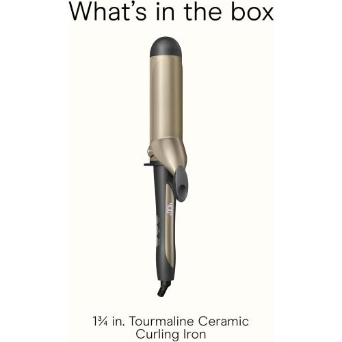 INFINITIPRO BY CONAIR 1 3/4-inch Curling Iron, 1 3/4 inch barrel produces voluminous curls – for use on medium and long hair, CD1009