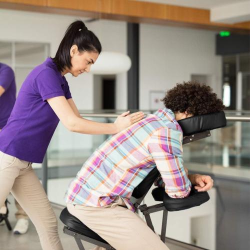 Portable Massage Chair for Tattoo and Spa Foldable Massage Therapy Chair with Adjustable Face Cradle High-Density Cushion Lightweight Design with Carrying Bag Ideal for Salon Use (Black)