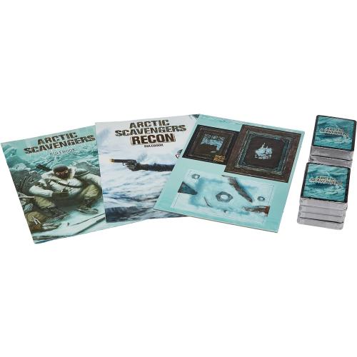 Rio Grande Games Arctic Scavengers Board Game with HQ & Recon Expansions Strategy Card Game