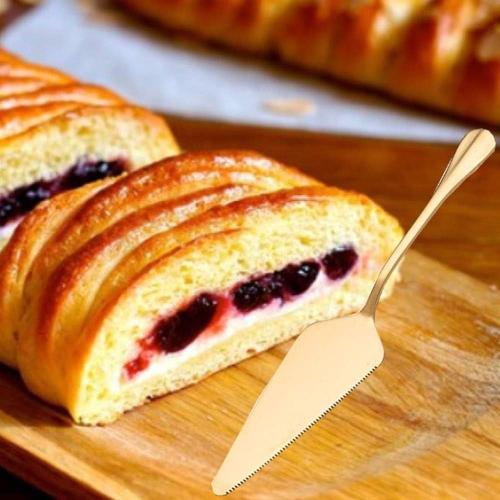 Pie Cake Server Set Stainless Steel Cake Cutter Pie Cake Slice Dessert Server Cutter Pizza Shovel Tart Dessert Slicer Server 6 Pack