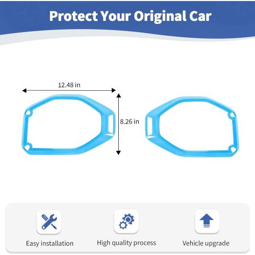 RT-TCZ for Wrangler JL Top Roof Speaker Cover Trim for Jeep Wrangler JL JLU Gladiator JT 2018-2023 Baby Blue Interior Accessories 2pcs
