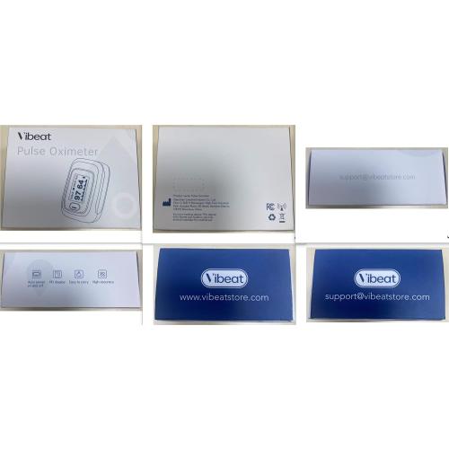 Vibeat Fingertip Pulse Oximeter, Blood Oxygen Saturation Monitor| O2 Meter, Portable SPO2 & Pulse Rate Monitor, Batteries and Lanyard Included