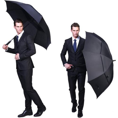 G4Free 47/54/62/68 Inch Automatic Open Golf Umbrella Oversize Extra Large Double Canopy Vented Windproof Waterproof Stick Umbrellas