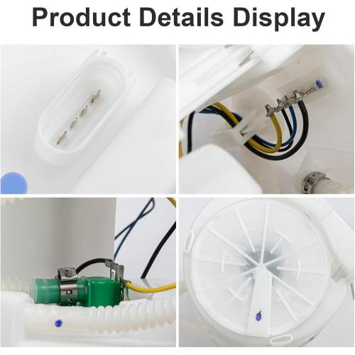 Electric Fuel Pump Module Assembly Compatible with 1998-2010 VW Volkswagen Beetle 1999-2006 VW Golf 1999-2005 VW Jetta 1.8L 2.0L 2.5L 2.8L 4.8 Outer Replace E8424M 1J0919087H 1J0919087J GAS
