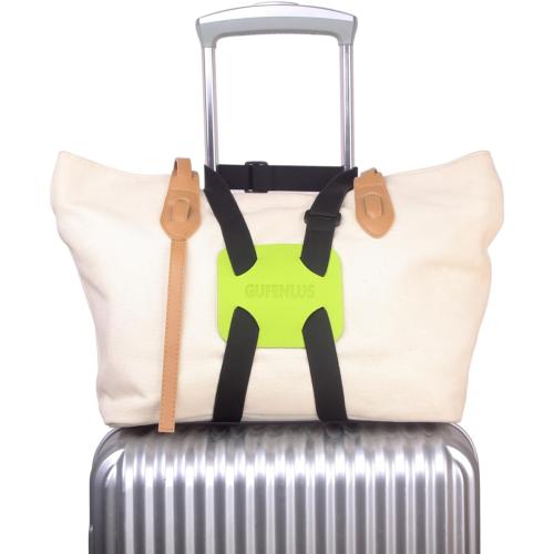 Luggage Straps，Luggage Straps for Suitcases Add a Bag Easy to Travel Belt for Luggage，Bag Bungee for Luggage，Adjustable Size Luggage Belt (Fluorescent Green-2)