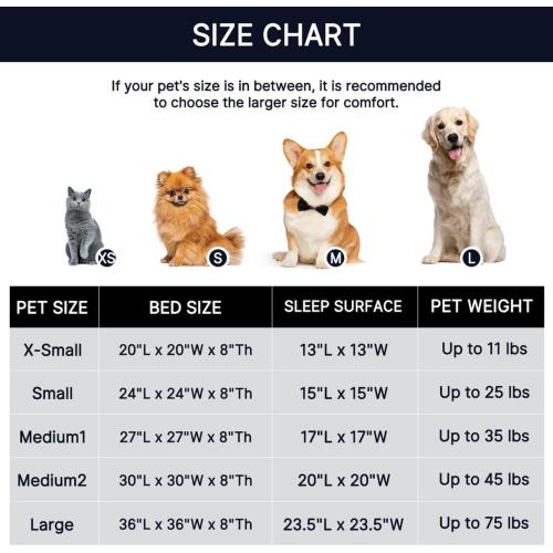 WESTERN HOME WH Calming Dog Bed & Cat Bed, Anti-Anxiety Donut Dog Cuddler Bed, Warming Cozy Soft Dog Round Bed, Fluffy Faux Fur Plush Dog Cat Cushion Bed for Small Medium Dogs and Cats