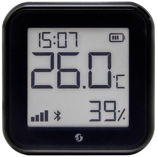 Shelly H&T Gen3 Black | Wi-Fi and Bluetooth Smart Temperature & Humidity Sensor with Remote App Control & Monitoring | Smart Scenes | Notification Alerts | LCD Display | Free Data Storage Export