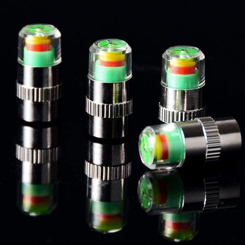 2.0Bar 30PSI Car Tire Pressure Monitor Valve Stem Caps