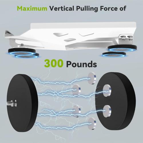 Starlink Mini Car Roof Mount, Starlink Mini Flat Mount Kit, Magnetic Quick Release Starlink Mini Mounting Kit for RVs, Vans, Boat, Yachts (Aluminum Alloy)