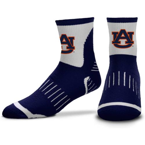 Size MD For Bare Feet Adult NCAA Surge Quarter Length Crew Socks - All Weather Performance - Men & Women - Enhance Your Team Footwear