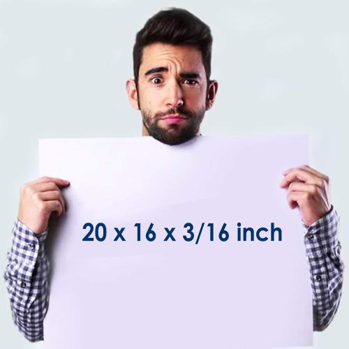 Foam Board 16 x 20 x 3/16(5mm), Foam Core Board Sheets, White Poster Board | 12 Pack, Acid Free Foamboard, Rigid Sign Board for Mounting, Framing, Backing, Display, Presentation, Prints, Crafts & Art