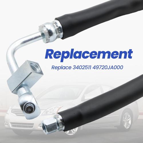 Power Steering Pressure Hose Fit for Nissan Altima L4 2.5L 2007-2012 Replaces 3402511 49720JA000