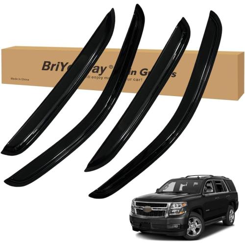 Vent Shades Rain Guards for Chevy Tahoe 2007 2008 2009 2010 2011 2012 2013 2014 Accessories, for Chevy Tahoe Window Deflectors Window Visors