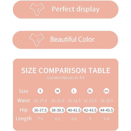 5 PCS Size S Hellopopgo Seamless Thongs For Women V-waisted No Show Thong Seamless Panties Breathable Comfortable Underwear Womens