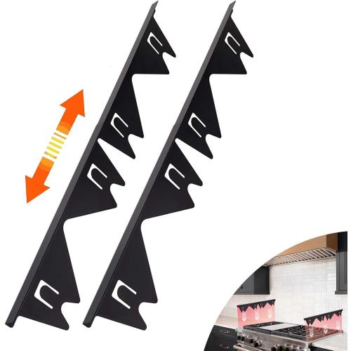 Stove Gap Covers Stainless Steel,2 Pack Stove Gap Filler,Stove Guard for Gas Stoves Oven Counter Side Gap, Retractable Length 13.8 to 27.5, Width 0.79,Heat Resistant and Easy to Clean