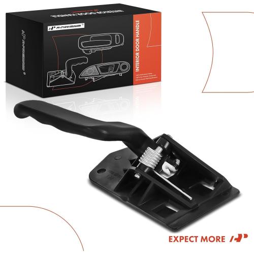 A-Premium - Front or Rear Left Driver Side Interior Door Handle - Compatible with 1999 2000 2001 2002 2003 2004 2005 2006 Chevy Silverado 1500 2500 3500 Tahoe Suburban Avalanche & GMC Sierra Yukon