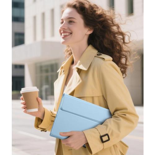 Akkerds for iPad A16 Case with Keyboard - 7 Colors Backlit Keyboard for iPad 10th Generation/iPad Air 11 Inch - Wireless Folio Cover for iPad Air 10.9 Inch/iPad Pro 11 Inch 2022/2021/2020 -SkyBlue