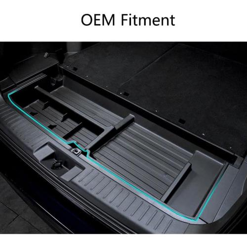 For 2020-2025 Toyota Highlander Trunk Hidden Storage Box, SUV Insert Cargo Rear Hatch Organizer, Extra Space fits Highlander Under Cargo Floor Storage Bins Accessories