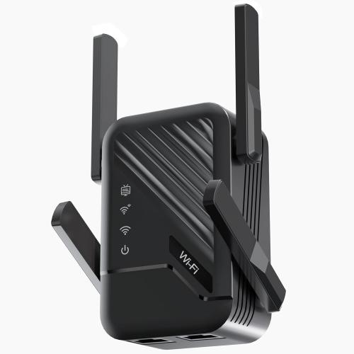 Wireless Router Amplifier with Ethernet Port, Wide Compatibility, WiFi Range Extender