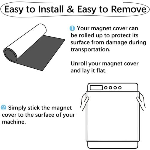 Dishwasher Magnet Cover, Grey Tree Waterproof Fade-Resistant Decorative Cover, Durable Magnetic Panel for Dishwasher