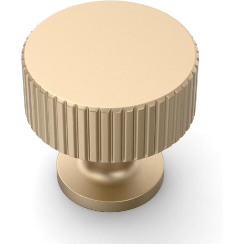 Asidrama 10 Pack Champagne Bronze Cabinet pulls Kitchen Cabinet Knobs Cabinet Hardware Zinc Knobs for Dresser Drawers