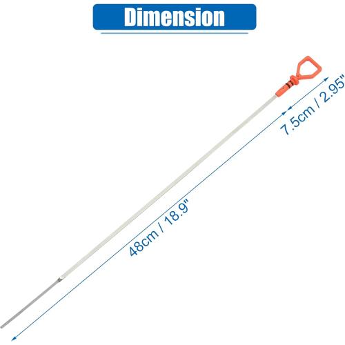 X AUTOHAUX 1 Pcs Engine Oil Dipstick Engine Oil Fluid Level Dipstick for Honda Civic DX EX EX Special Edition No.15650-PLM-004