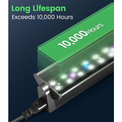 23W T5 UVB LED Reptile Light – High Output UVA UVB Light for Bearded Dragon, T5 10.0 UVB Reptile Light Fixture (27.5) ‼️used‼️
