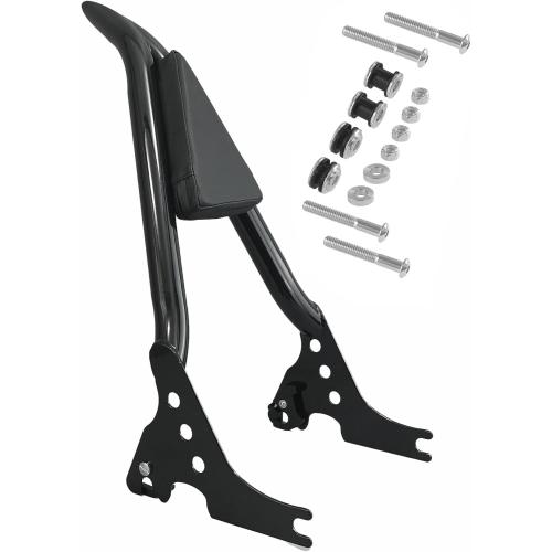 Harley Sportster Sissy Bar, Detachable Passenger Backrest for Iron 883 XL 883 XL 1200 (Fits 2004-2023 Models) (04-Black)