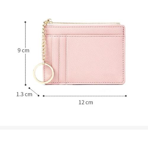 Women's Wallets Women's Wallets Zipper PU Leather Coin Purse Small Wallet (Yellow)