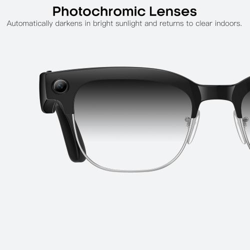 AI Smart Glasses with Camera,  Photo/Video, Anti-Shake Recording, Music & Bluetooth Calling, Real-Time Translation