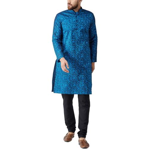 Size 42 XL Sojanya (Since 1958 Men'S Jackquard Silk Only Long Kurta