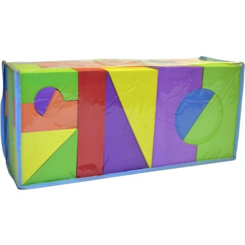 Giant Foam Building Blocks, Building Toy for Kids, Ideal Blocks Construction Toys for Toddlers, 50 Pieces Different Shapes and Sizes, Waterproof, Bright Colors, Safe, Non Toxic