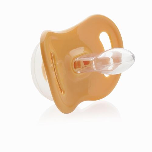 JOOVY 2 Piece Airnoogie Pacifier, Yellow, Small 2pk