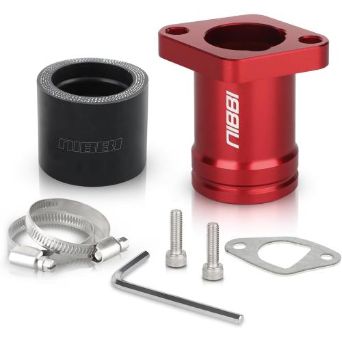 NIBBI Coleman Intake Manifold,Fit for Coleman b200 ct200u bt200x Predator 212 Engine Performance Parts Go Kart Mini Bike (Red)
