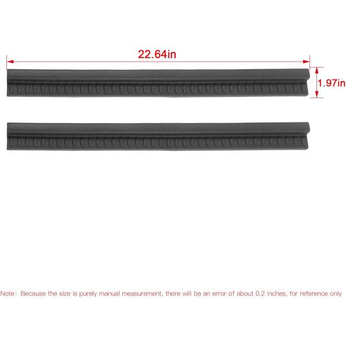 JeCar Door Sill Guards Door Entry Protectors Exterior Accessories for 1997-2006 Jeep Wrangler TJ