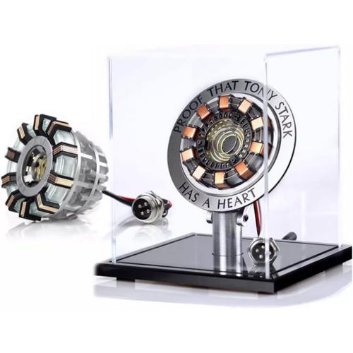 YounggDiy DIY Arc Reactor Model Toys, 1/1 Scale MK2 Arc Reactor Tech Desk Ornament Gift for Teen Adult (KIT Version/MK2 High-end Version)