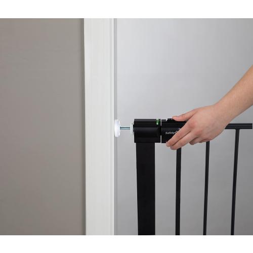 Safety 1st Easy Install 28'' Walk Thru Gate, Fits Between 29'' and 38'', Black, 1-Pack,(GA105CBLK)